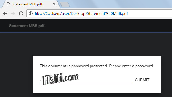 How To Remove Password Protected PDF Using Google Chrome